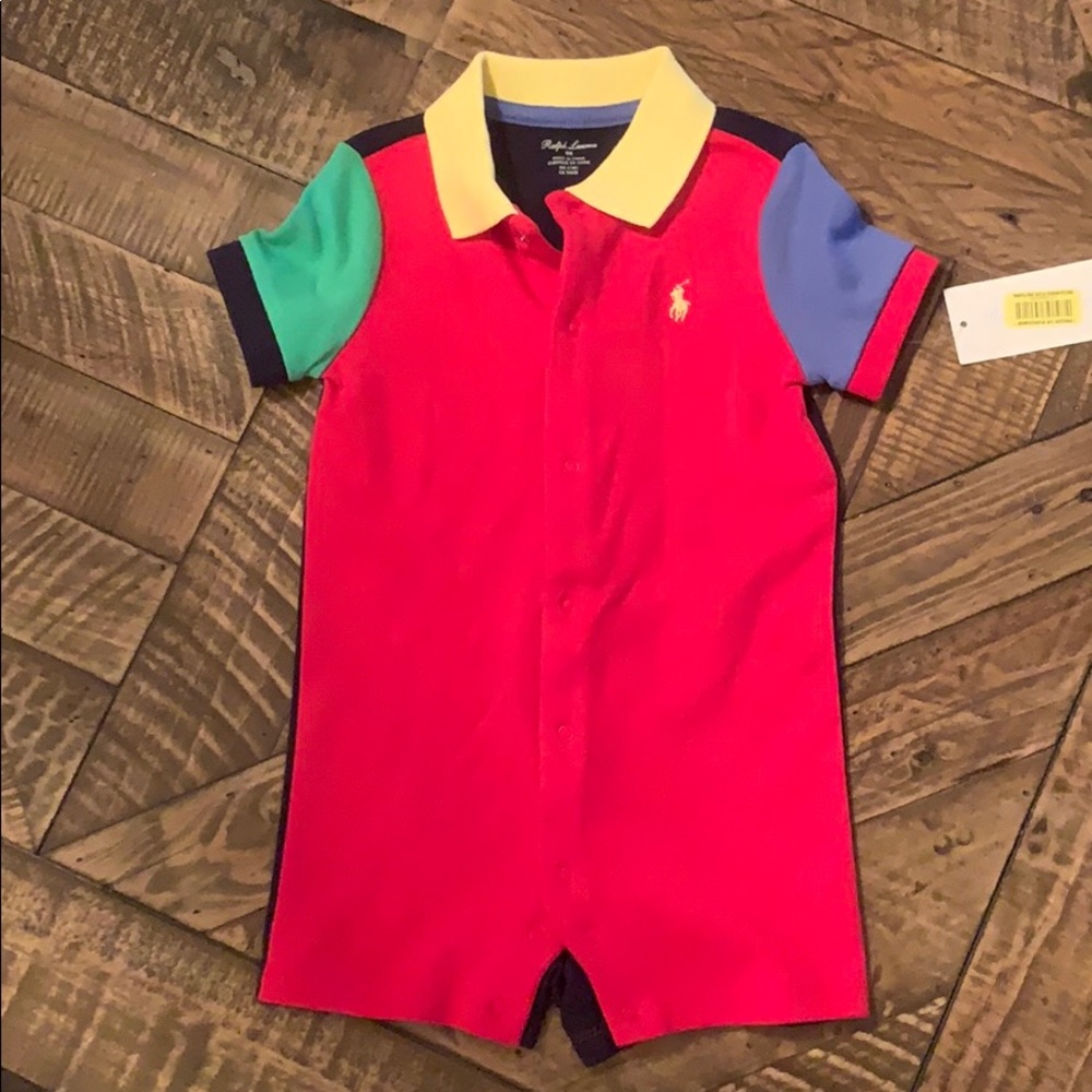 Ralph Lauren baby boy romper (9 months)